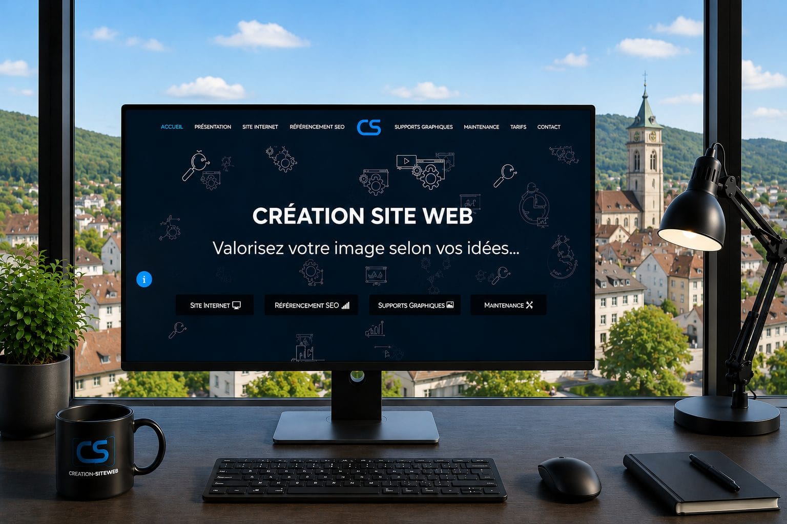 Création site web à Delémont et en Suisse romande
